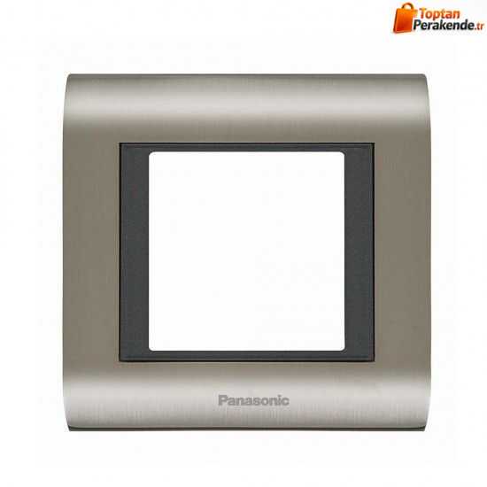 Viko Panasonic Thea Sistema Inox Füme 2M Çerçeve